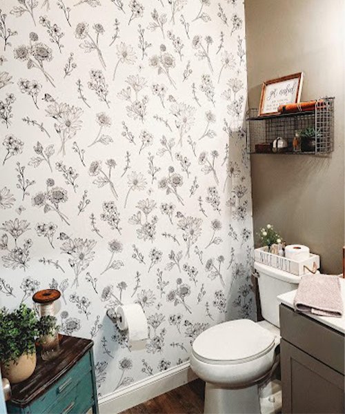 1) Peel-and-Stick Wallpaper (The Fastest “Wow” Without Paint)