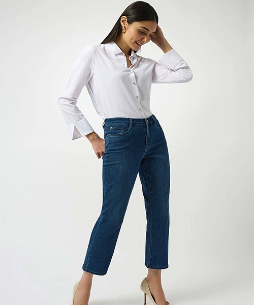 2) Straight, classic denim